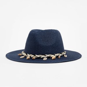 Шляпа женская minaku цвет синий, р-р 56-58