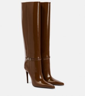 Кожаные ботинки vendome , коричневый Saint Laurent
