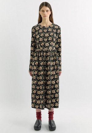 Платье Unique Fabric Лолита. Цвет: черный