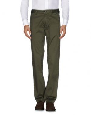 Повседневные брюки J.W. RAILY. Цвет: зеленый-милитари