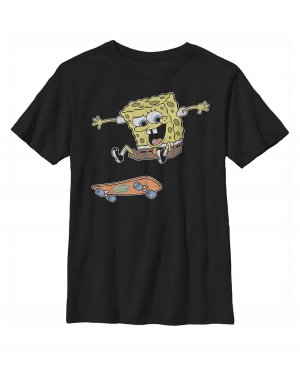 Детская футболка «Скейтер Боб» с изображением Губки Боба Квадратные Штаны для мальчика Nickelodeon