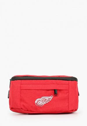 Сумка поясная Atributika & Club™ NHL Detroit Red Wings. Цвет: красный