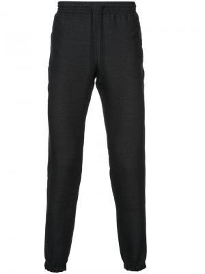 Зауженные спортивные брюки Saint Laurent. Цвет: черный