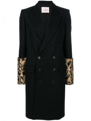 Пальто с леопардовым узором без рукавов A.F.Vandevorst