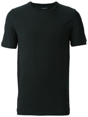 Многослойная футболка Kris Van Assche. Цвет: чёрный