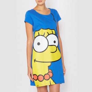 Рубашка ночная Marge Simpson SIMPSONS. Цвет: синий