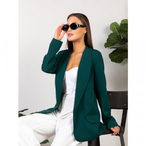 Пиджак , размер 48, зеленый AnyMalls. Цвет: зеленый/зелeный