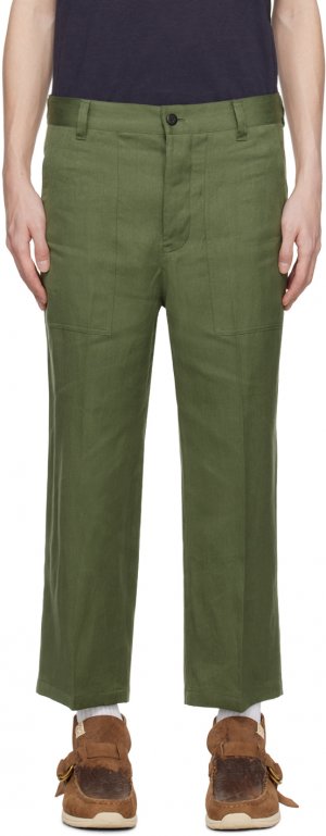 Зеленые брюки Alda HW Visvim