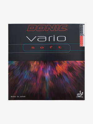 Накладка для ракетки DONIC Vario Soft, Черный. Цвет: черный