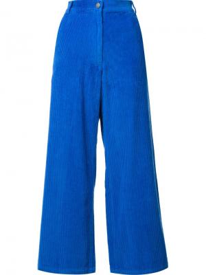 Расклешенные укороченные брюки Rachel Comey. Цвет: синий