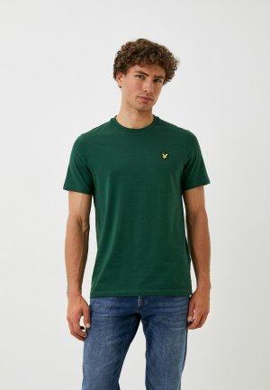 Футболка Lyle & Scott Plain T-shirt. Цвет: зеленый