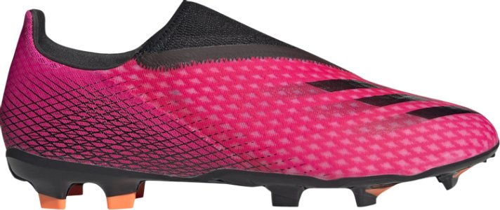 Бутсы X Ghosted.3 Laceless FG 'Shock Pink', розовый Adidas