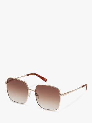 L5000184 Женские солнцезащитные очки Cherished Square, золотисто-коричневый с градиентом Le Specs