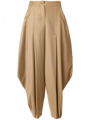 Широкие брюки Ultràchic. Цвет: коричневый