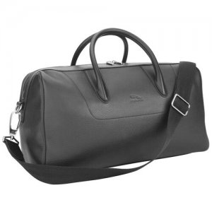 Кожаная дорожная сумка Classic Weekend Bag Jaguar. Цвет: черный