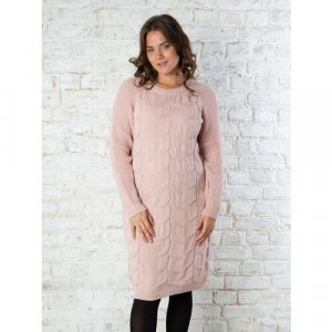 Платье , размер 48-50, розовый Мамуля Красотуля. Цвет: розовый