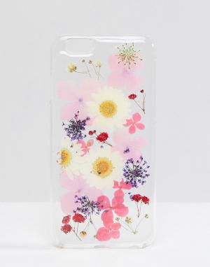 Чехол для iPhone 6 с цветочным дизайном Monki. Цвет: мульти
