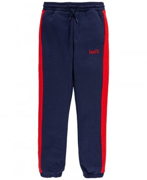Университетские трикотажные спортивные брюки с завязками для больших мальчиков Levi's, мультиколор Levi's