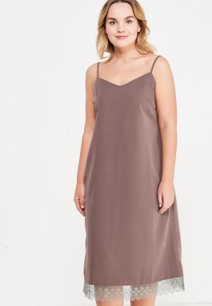 Платье МатильДа. Цвет: коричневый