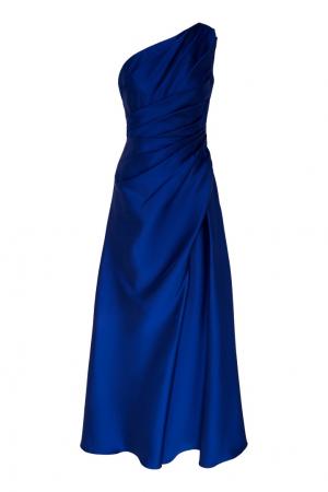 Асимметричное длинное платье Adolfo Dominguez. Цвет: фиолетовый