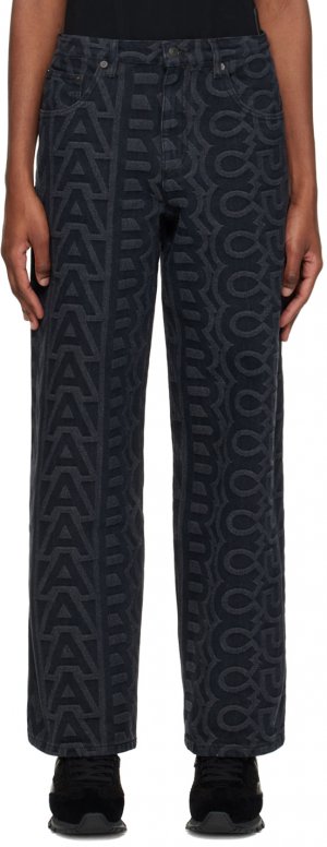 Черные джинсы с монограммой Marc Jacobs