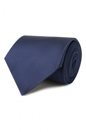 Комплект из галстука и платка Lanvin. Цвет: синий