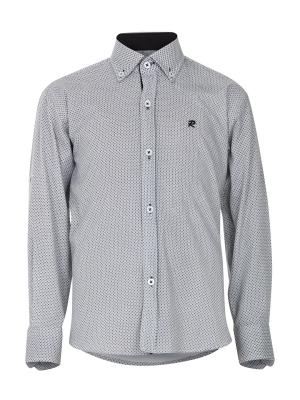 Рубашка ROMA sportswear. Цвет: серый