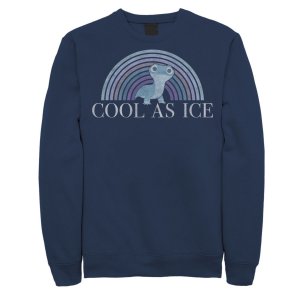 Мужской флисовый пуловер с рисунком Bruni Salamander 's Frozen 2 Cool As Ice Disney