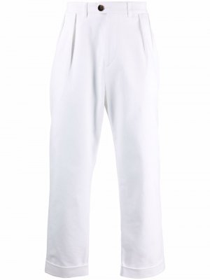 Укороченные брюки чинос Field Mackintosh. Цвет: белый