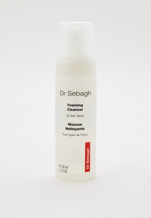 Пенка для умывания Dr Sebagh Очищающая лица и шеи всех типов кожи 150 мл. Цвет: прозрачный