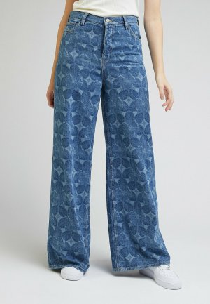 Расклешенные джинсы с лазерным цветочным принтом Lee