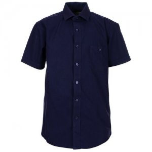 Школьная рубашка , размер 116-122, фиолетовый, синий Tsarevich. Цвет: синий/фиолетовый