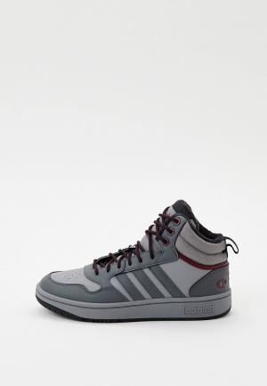 Кеды adidas HOOPS 3.0 MID WTR. Цвет: серый