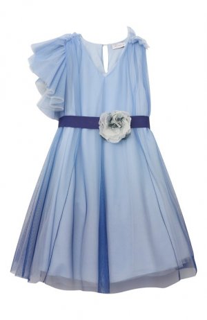 Платье Monnalisa. Цвет: голубой