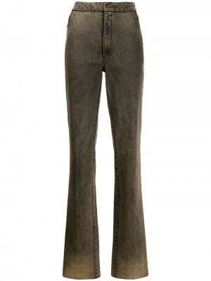 Расклешенные джинсы с завышенной талией Alexander Wang. Цвет: бежевый