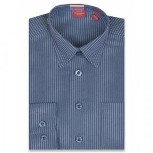 Школьная рубашка , размер 104-110, синий Imperator. Цвет: синий/темно-синий