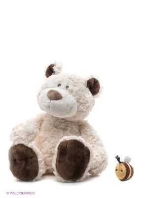 Игрушка Медвежонок с пчелкой, 50 см. NICI. Цвет: молочный, коричневый