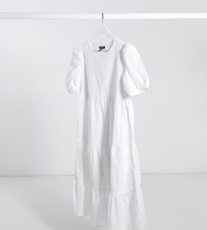 Ярусное платье мидакси -Белый New Look Maternity