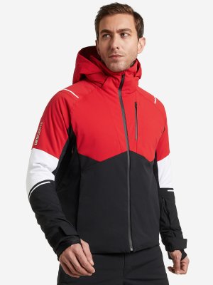 Куртка утепленная мужская Terro, Красный Descente. Цвет: красный