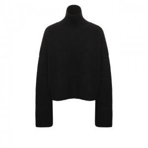 Хлопковый свитер Balenciaga. Цвет: чёрный
