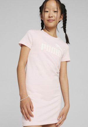 Платье из джерси ESSENTIALS LOGO JUGEND Puma, цвет whisp of pink PUMA