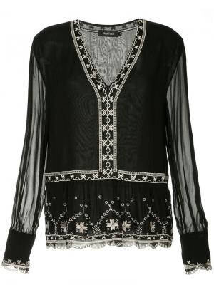 Bohemian blouse Magali Pascal. Цвет: черный