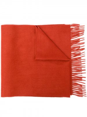 Кашемировый шарф N.Peal. Цвет: красный