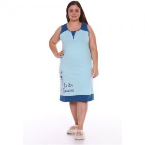 Сорочка , размер 44, голубой Toontex. Цвет: голубой