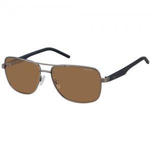 Солнцезащитные очки  PLD 2042/S RW2 IG IG, серый, коричневый Polaroid. Цвет: серый