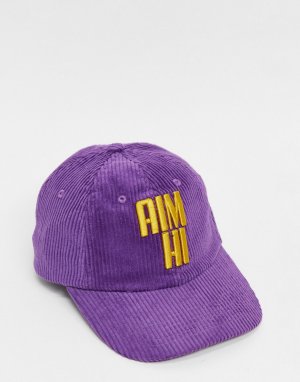 Фиолетовая вельветовая кепка -Фиолетовый цвет Vintage Supply