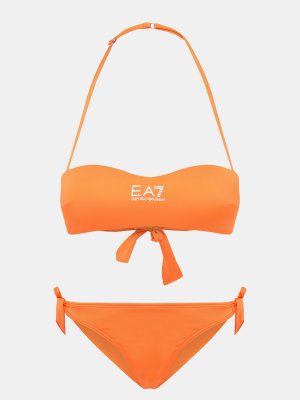 Купальники EA7 Emporio Armani. Цвет: оранжевый
