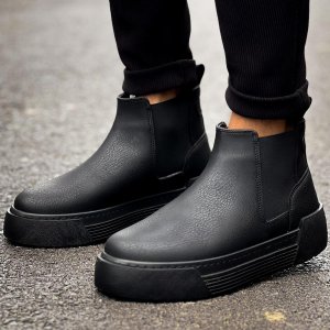 CHEKICH оригинальные брендовые повседневные мужские ботинки черного цвета CRT Harmany, высокого качества CH069