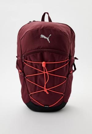 Рюкзак PUMA Plus PRO Backpack Dark Jasper. Цвет: бордовый
