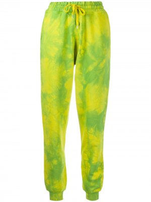 Спортивные брюки Rugged с принтом тай-дай Vivienne Westwood. Цвет: зеленый